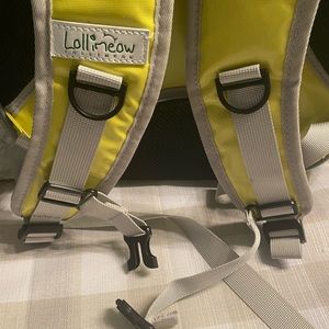 Lollimeow Pet Backpack. New but a few blemishes